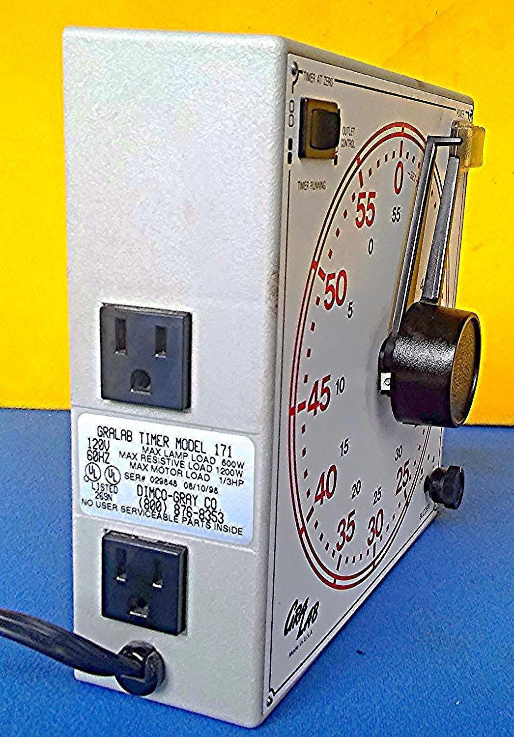 GRALAB 60 Minute General Purpose TIMER MODEL 171 WATCH VIDEO HERE FREE SHIPPING