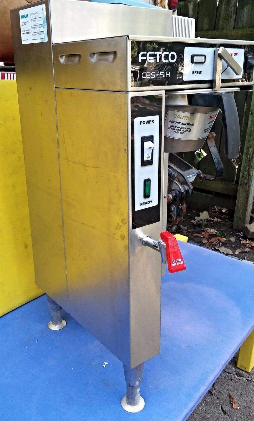 FETCO CBS-51H10 Single 1.0 Gallon Coffee Brewer & BONUS 2 WATER FILTER FREE SHIP