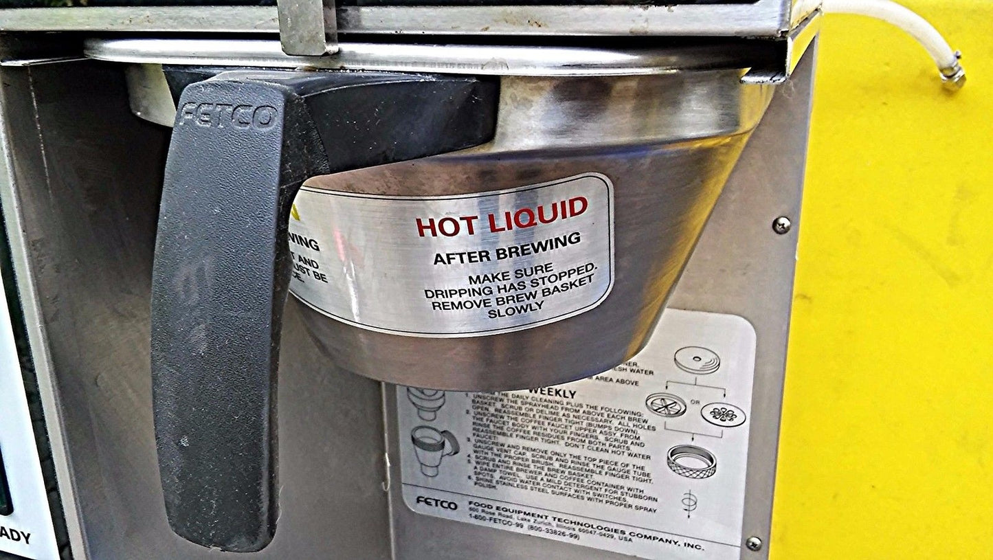 FETCO CBS-51H10 Single 1.0 Gallon Coffee Brewer & BONUS 2 WATER FILTER FREE SHIP