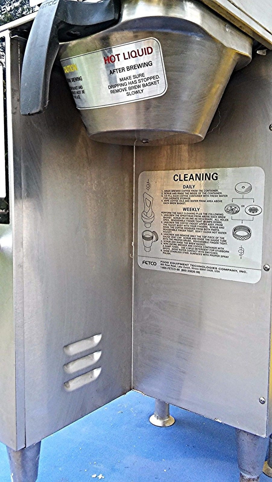 FETCO CBS-51H10 Single 1.0 Gallon Coffee Brewer & BONUS 2 WATER FILTER FREE SHIP