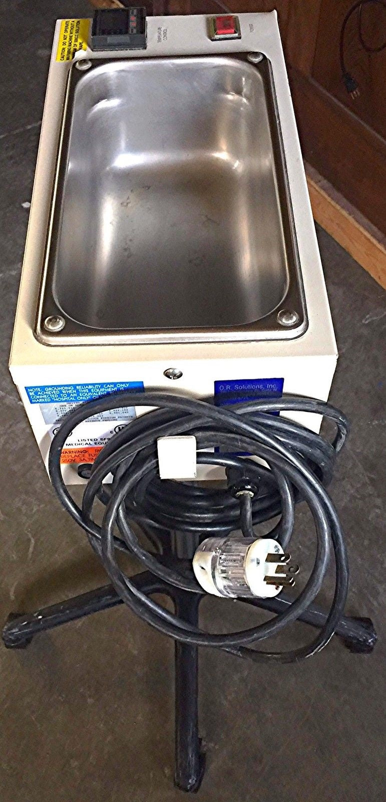 O.R. SOLUTIONS ORS-2038D IRRIGATION FLUID SCOPE OPERATION SURGERY WARMING SYSTEM