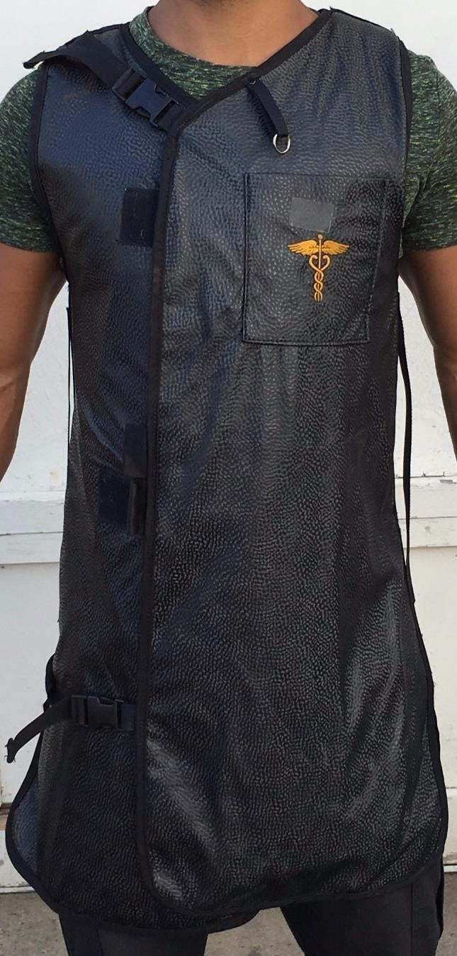 BURLINGTON MEDICA LEAD PROTECTION XRAY FULL WRAP X-RAY RADIOLOGICAL APRON FEMALE