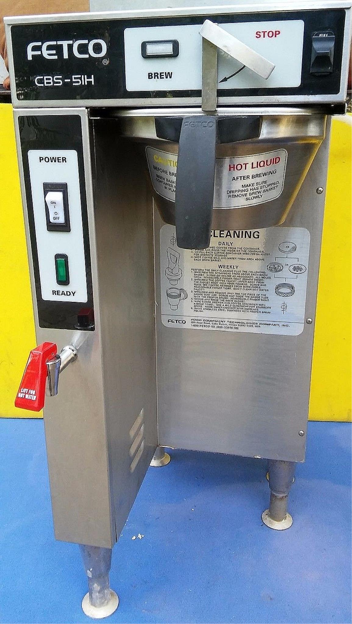 FETCO CBS-51H10 Single 1.5 Gallon Coffee Brewer 240V/1Phase 90DayWarran FREESHIP