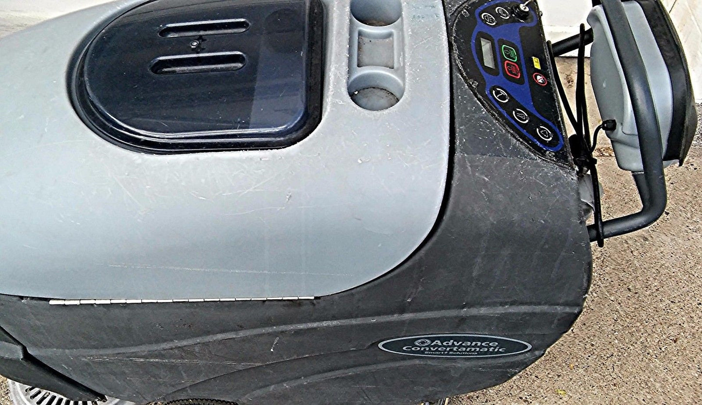 AXP ADVANCE CONVERTAMATIC 26" Walk Behind Floor Scrubber WATCHVIDEO FREESHIP