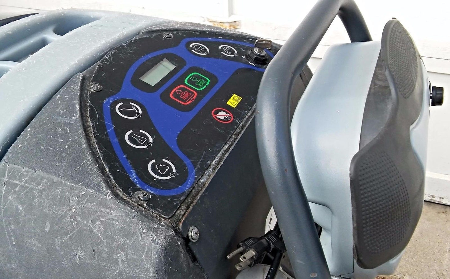 AXP ADVANCE CONVERTAMATIC 26" Walk Behind Floor Scrubber WATCHVIDEO FREESHIP