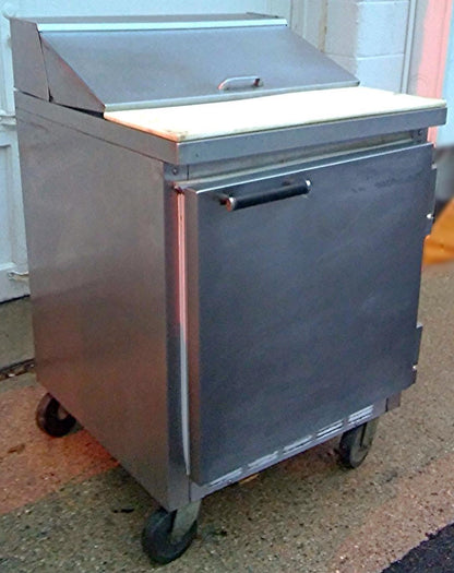 BEVERAGE AIR SUR27S 27" Refrigerated Salad / Sandwich Prep Table GREAT FREE SHIP