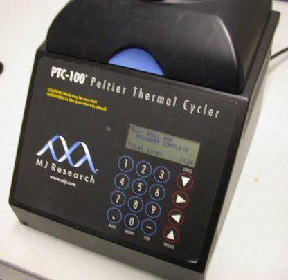 PTC-100 PELTIER PROGRAMMABLE THERMAL CYCLER 96-WELL & HOT BONNET LID WATCH VIDEO