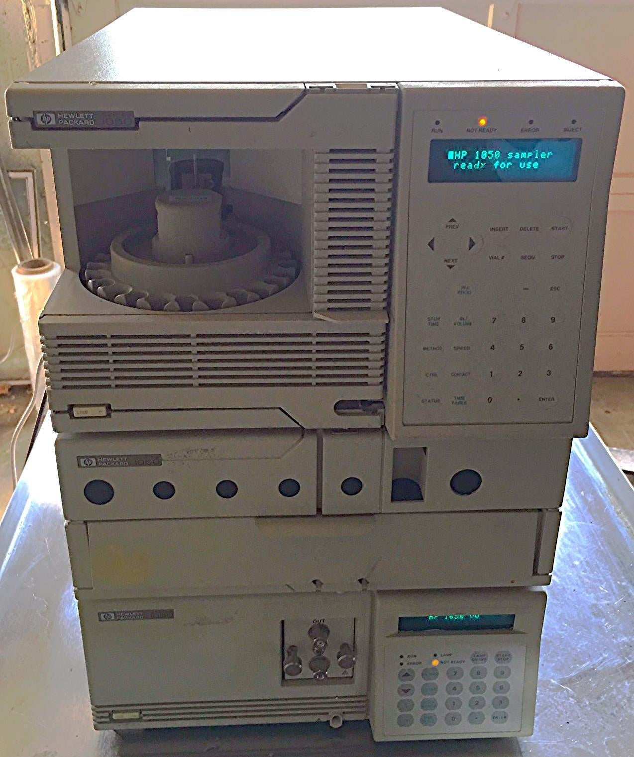 HEWLETT PACKARD SERIES 1050 HPLC SYSTEM 79855A 79853C 79856A WATCHVIDEO FreeShip