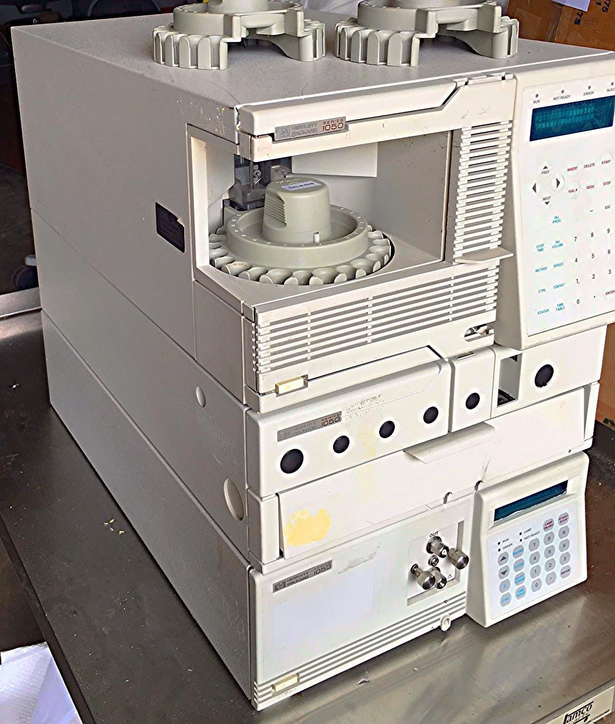 HEWLETT PACKARD SERIES 1050 HPLC SYSTEM 79855A 79853C 79856A WATCHVIDEO FreeShip