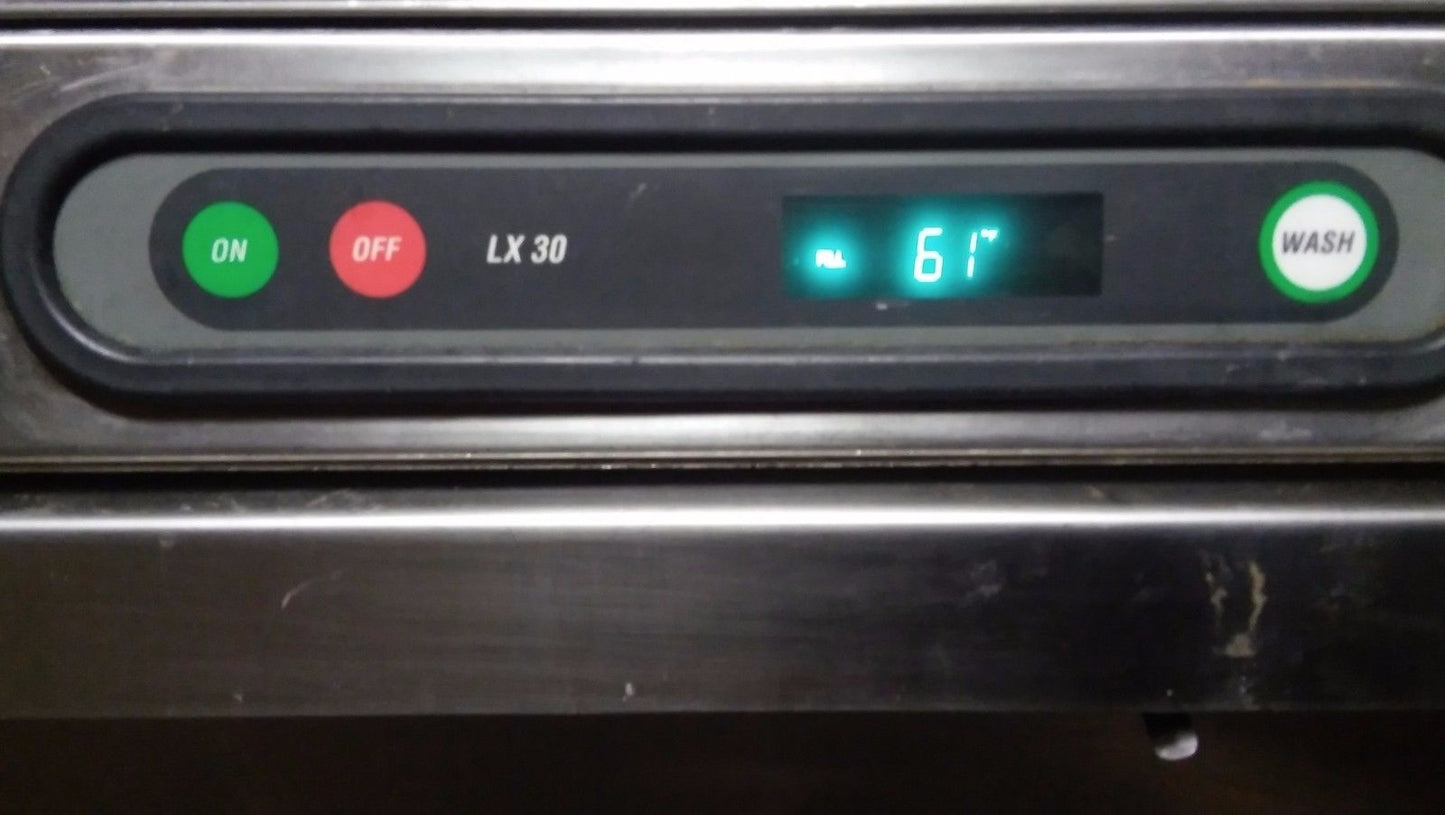 HOBART LX30 COMMERCIAL DISHWASHER WASHING WORKS PERFECTLY WATCH VIDEO FREE SHIP