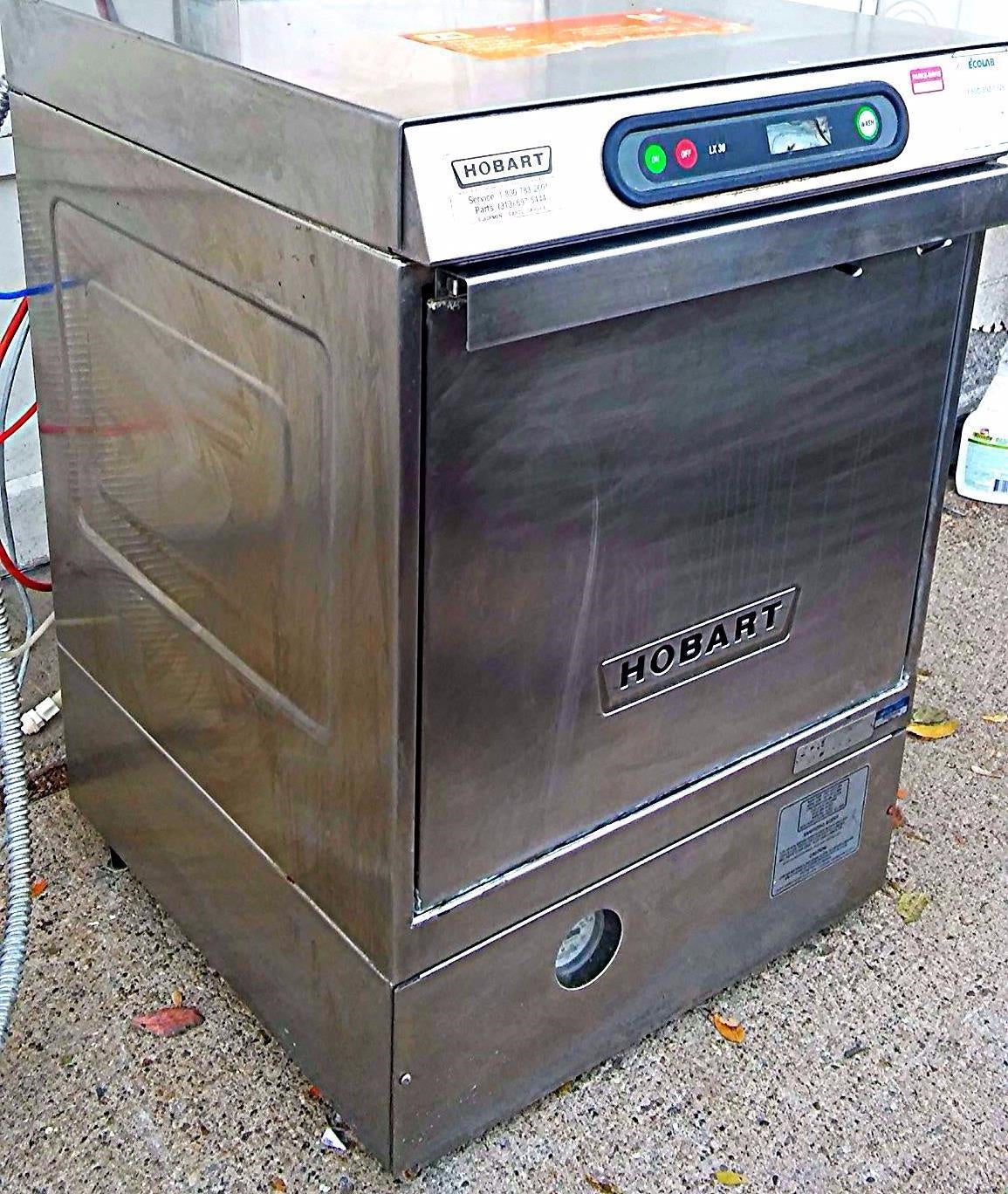 HOBART LX30 COMMERCIAL DISHWASHER WASHING WORKS PERFECTLY WATCH VIDEO FREE SHIP