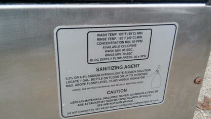 HOBART LX30 COMMERCIAL DISHWASHER WASHING WORKS PERFECTLY WATCH VIDEO FREE SHIP