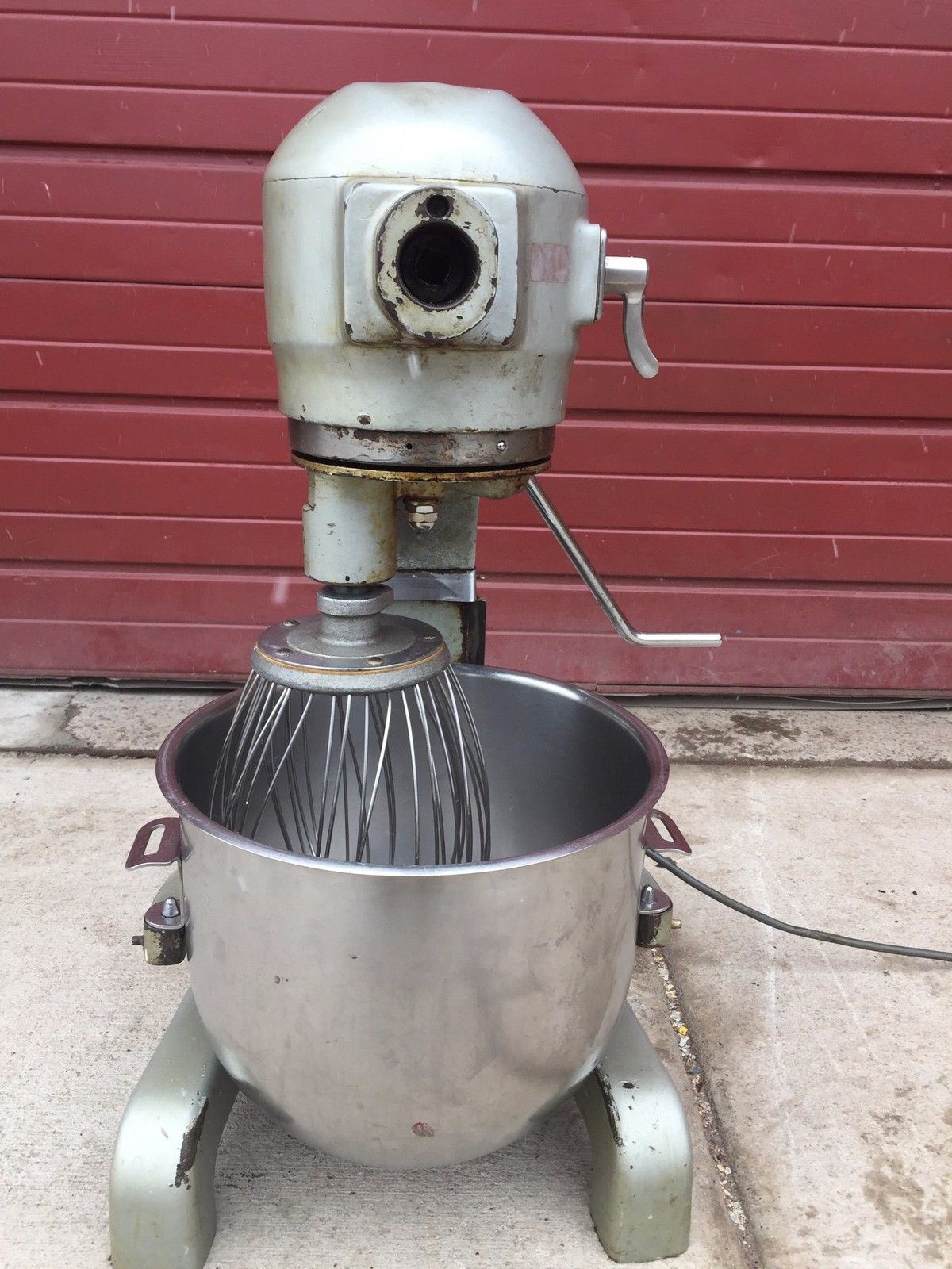 HOBART A200T 20 QUART MIXER & TIMER WHIP DOUGH ARM BEATER WATCH VIDEO FREE SHIP