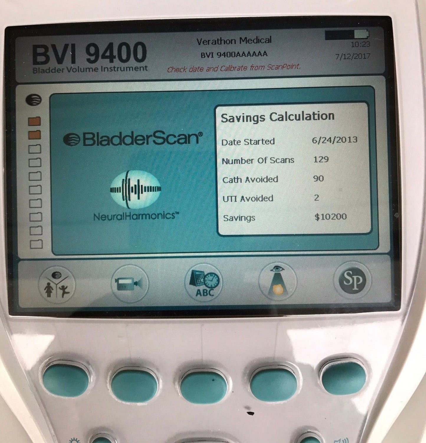 VERATHON BVI 9400 BLADDER VOLUME SCAN PORTABLE 3D ULTRASOUND WATCHVIDEO FREESHIP