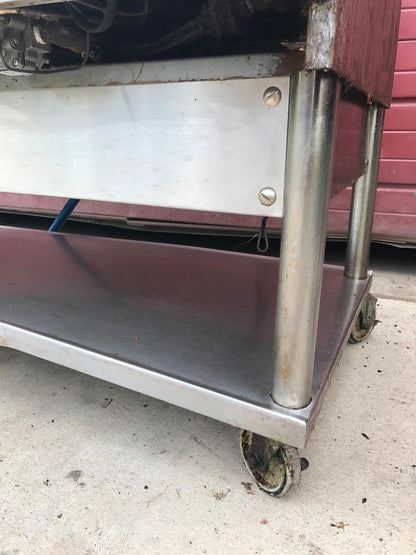 KEATING MIRACLEAN 60BFLD GAS GRILL GRIDDLE 60 x 30 & STAND ON WHEELS FREE SHIP