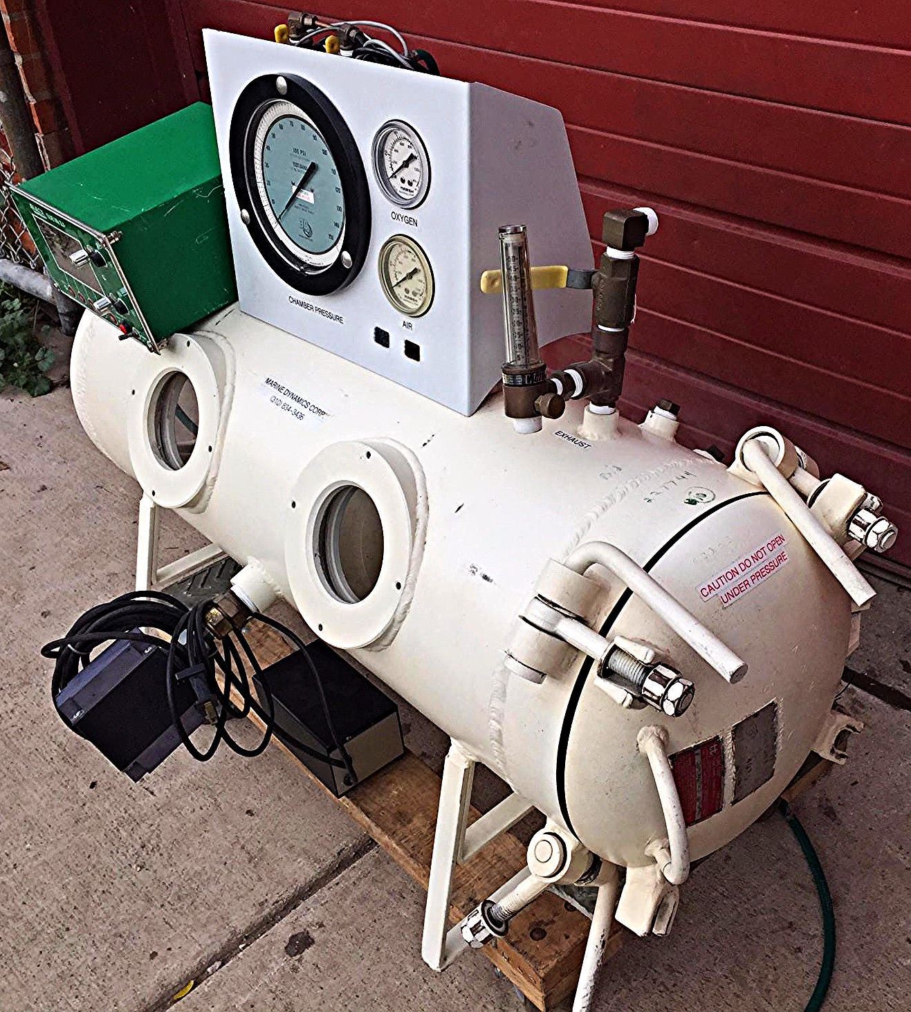 TUBE TURNS MDMT-20F HYPERBARIC CHAMBER CLASS 75 FREE SHIPPING