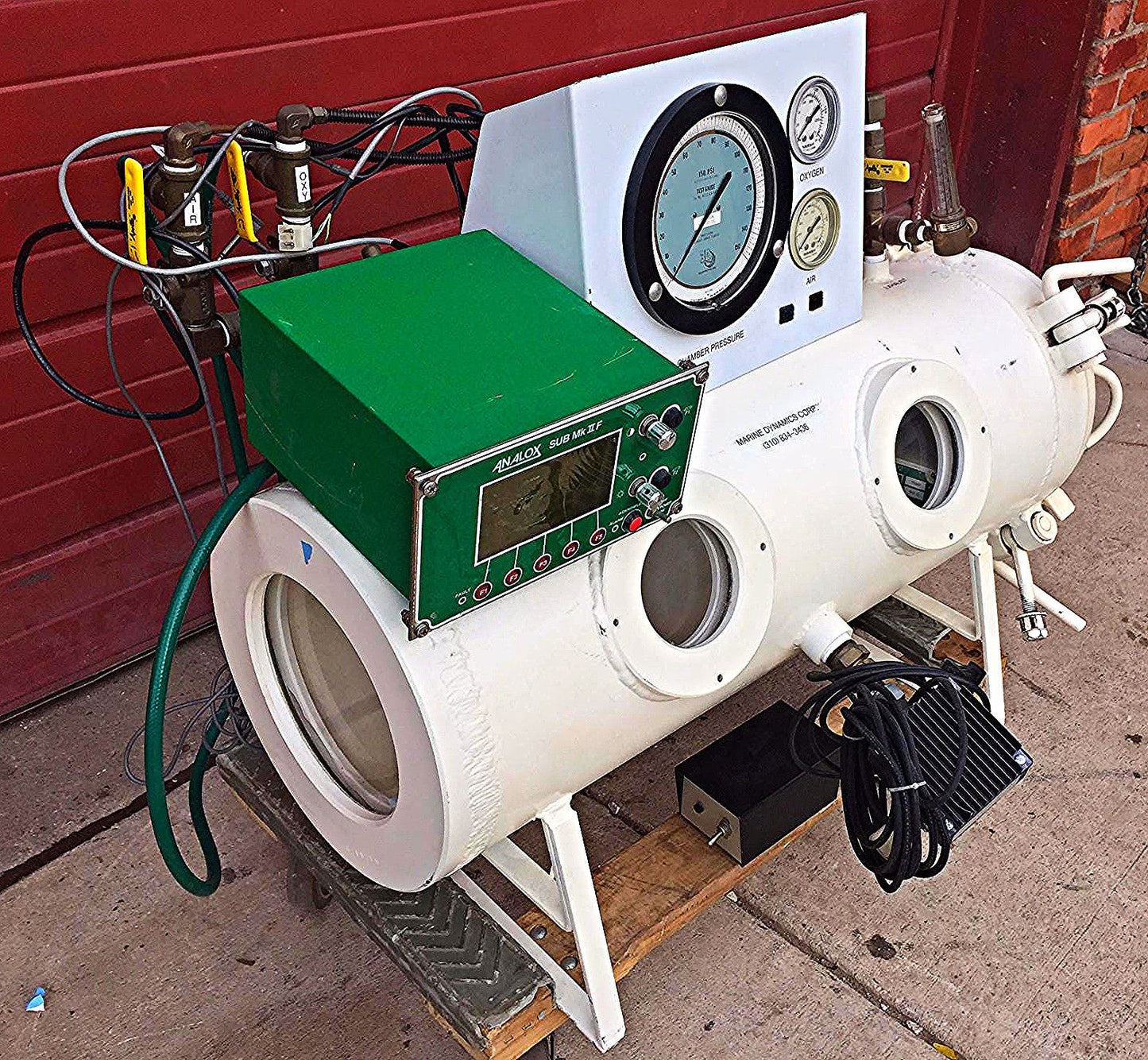 TUBE TURNS MDMT-20F HYPERBARIC CHAMBER CLASS 75 FREE SHIPPING