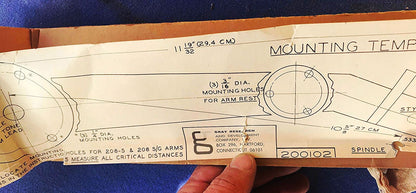 RARE GRAY RESEARCH 208-SG PROFESSIONAL TONEARM 16" TRANSCRIPTION TURNTABLE ?NEW?