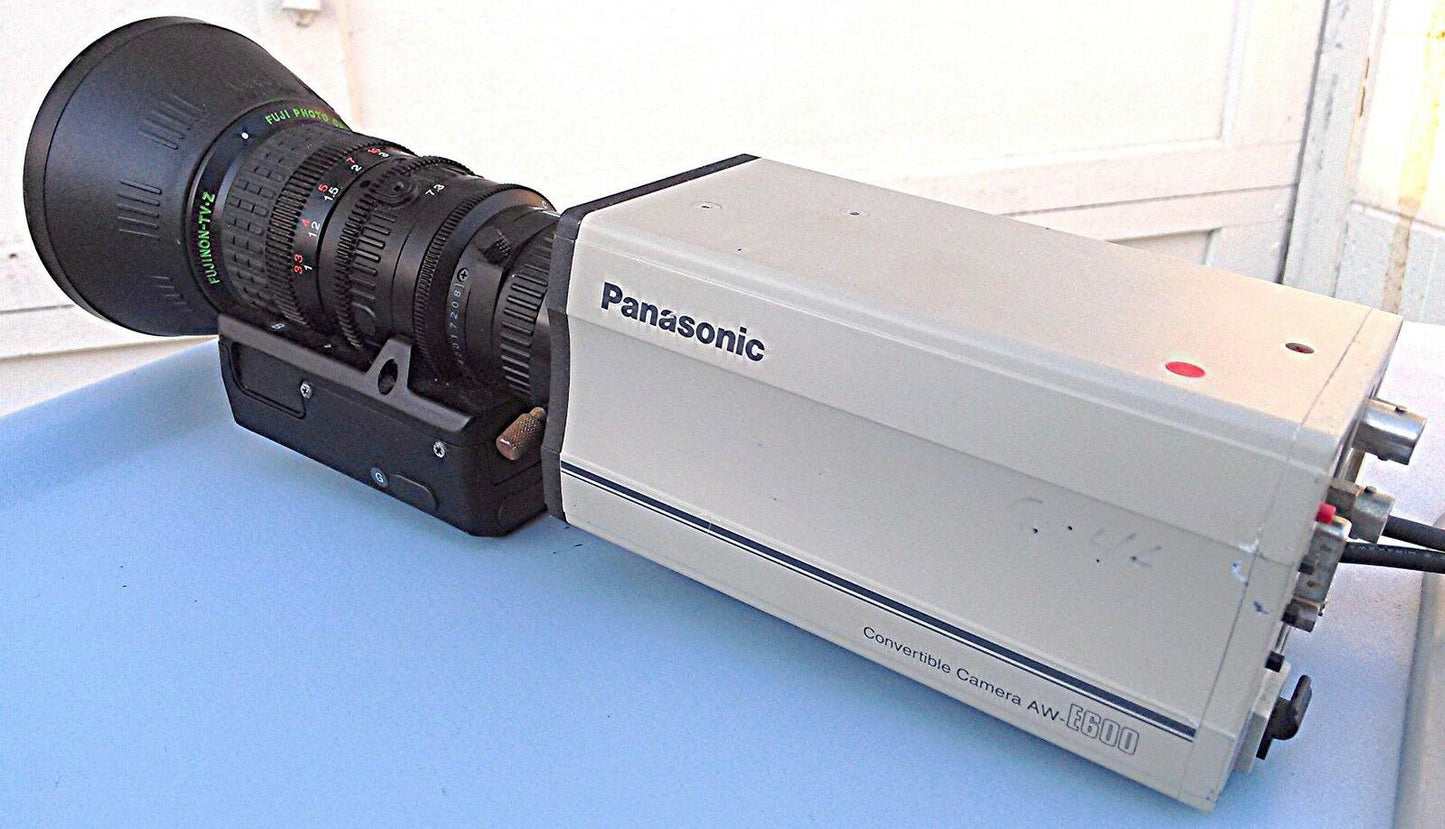 PANASONIC AW-E600 with FUJINON-TV-Z LENS Convertible Multi Purpose Camera