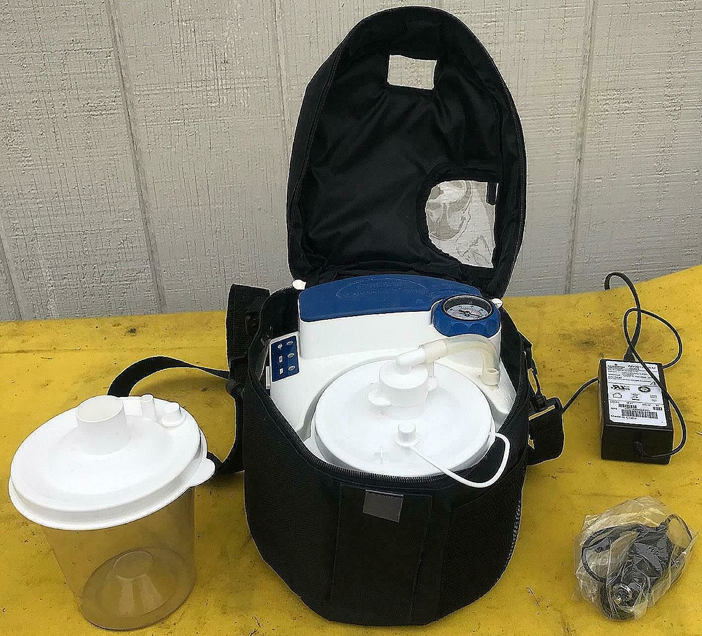 DEVILBISS VACU-AIDE QSU QUIET SUCTION 7314PD PULMONARY PUMP WATCHVIDEO FREESHIP