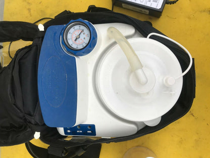 DEVILBISS VACU-AIDE QSU QUIET SUCTION 7314PD PULMONARY PUMP WATCHVIDEO FREESHIP