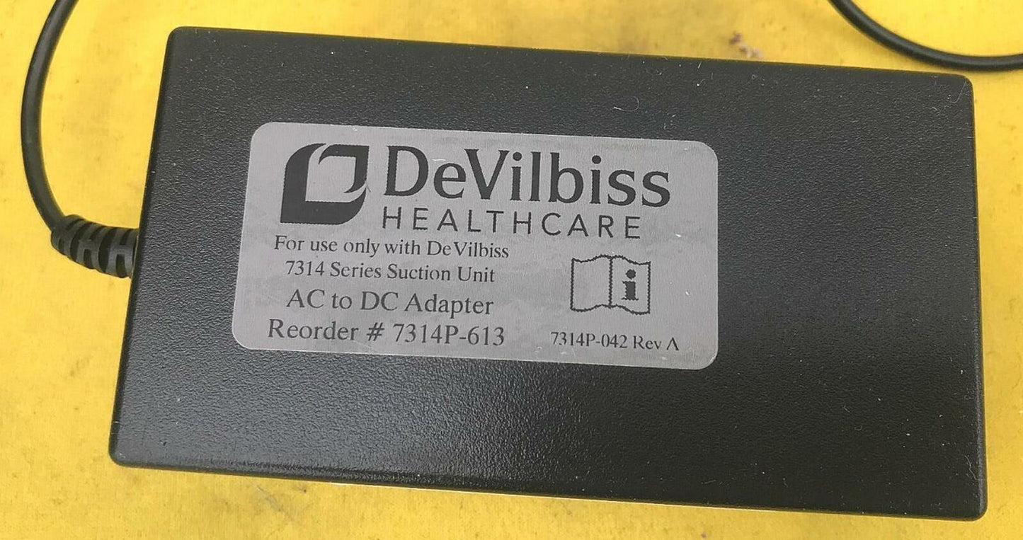 DEVILBISS VACU-AIDE QSU QUIET SUCTION 7314PD PULMONARY PUMP WATCHVIDEO FREESHIP