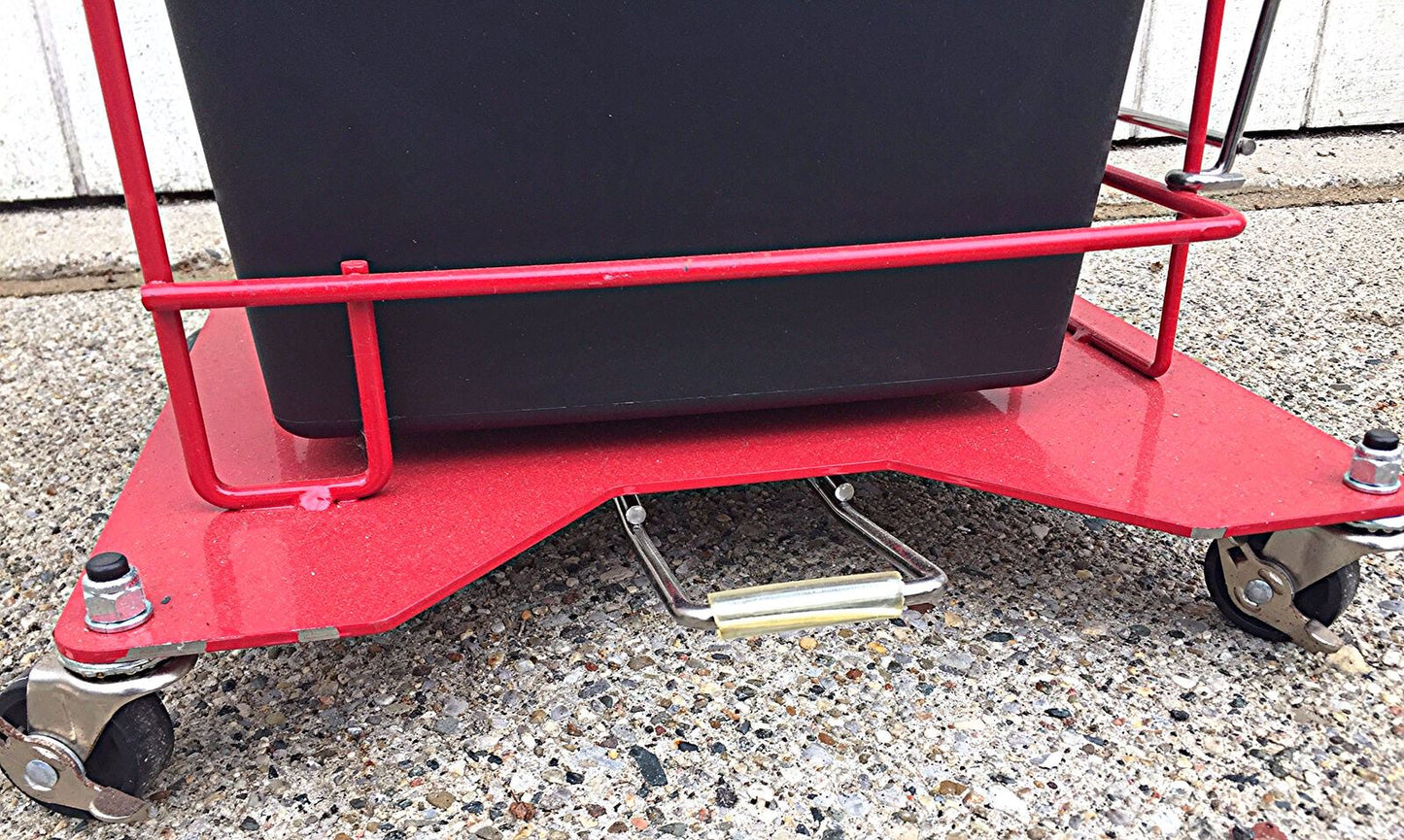 LARGE COVIDIEN KENDALL METAL PHARMACEUTICAL MEDICAL WASTE CONTAINER FREESHIP