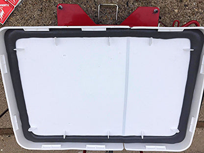 LARGE COVIDIEN KENDALL METAL PHARMACEUTICAL MEDICAL WASTE CONTAINER FREESHIP