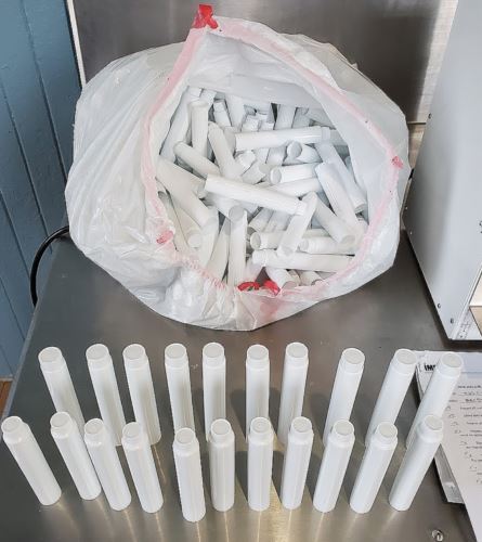 7" IMPAK THS 177 VYNIL TUBE SEALER PLUS EXTRA EMPTY TUBES