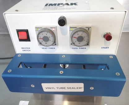7" IMPAK THS 177 VYNIL TUBE SEALER PLUS EXTRA EMPTY TUBES