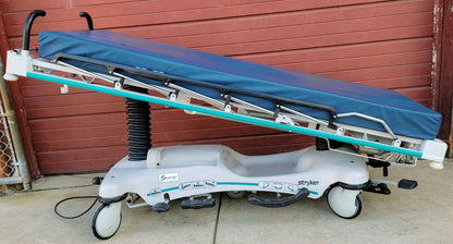 STRYKER 1550 POWER ELECTRIC HOSPITAL EMERGENCY TRANSPORT STRETCHER  WATCH VIDEO
