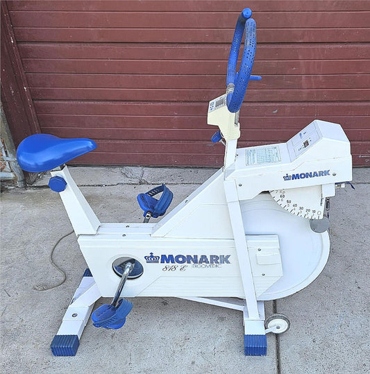 MONARK ERGOMEDIC 818E CARDIO ERGOMETER ANAEROBIC PEAK RECUMBENT BIKE FREE SHIP