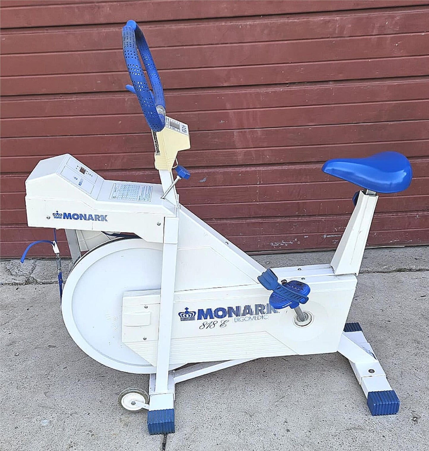MONARK ERGOMEDIC 818E CARDIO ERGOMETER ANAEROBIC PEAK RECUMBENT BIKE FREE SHIP