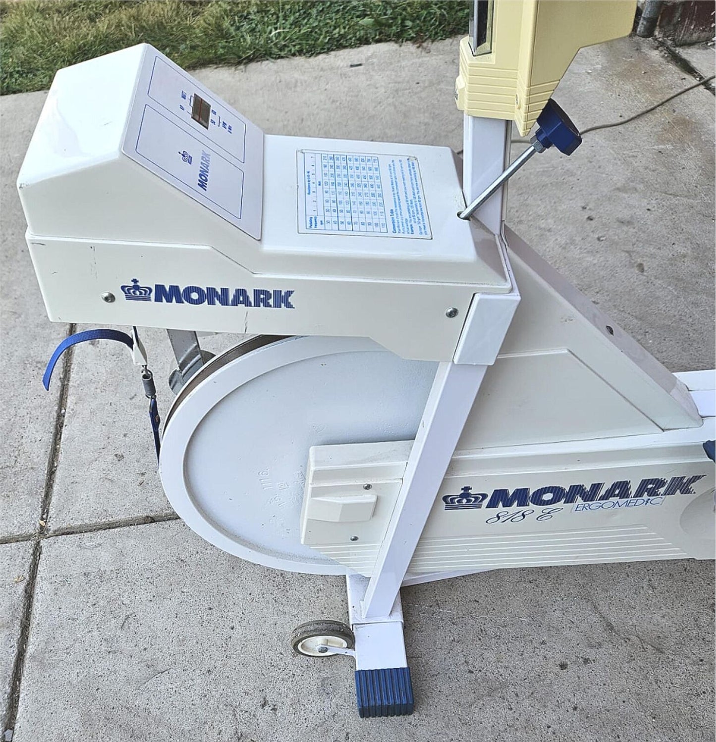 MONARK ERGOMEDIC 818E CARDIO ERGOMETER ANAEROBIC PEAK RECUMBENT BIKE FREE SHIP