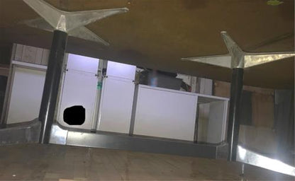 ORIGINAL LONG HERMAN MILLER CONFERENCE TABLE ORIGINAL LEGS 8 feet 11"i x 54"i