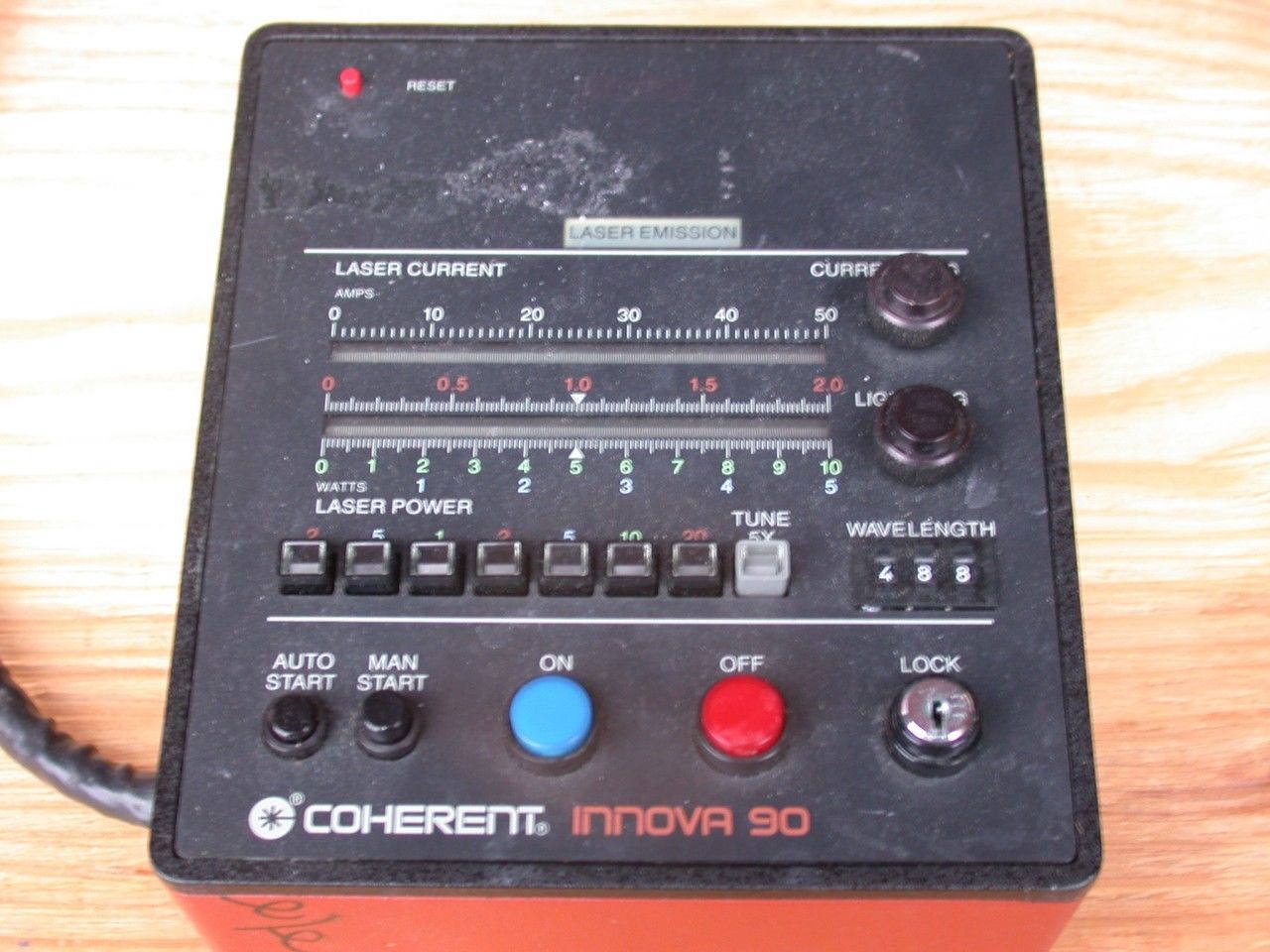 IONPURE COHERENT INNOVA 90 LASER EMISSION & PLASMA TUBE INSIDE WOODEN BOX