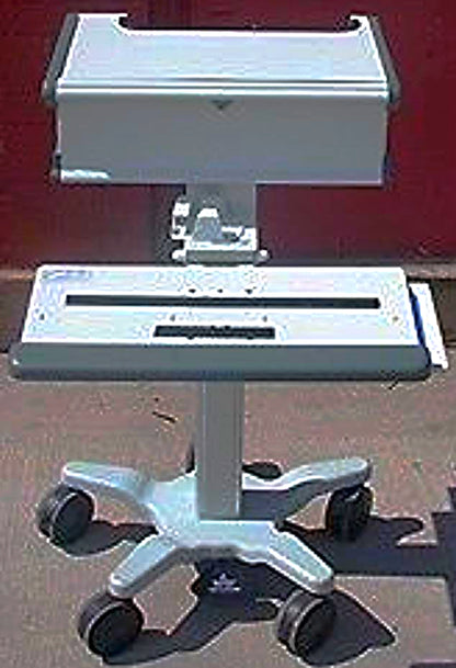 GCX INSTRUMENT VHRS VARIABLE HEIGHT ROLL STAND MOUNTING SYSTEM CART WORK SURFACE