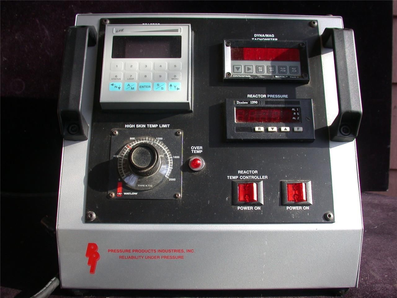 PARR STIR STIRRED REACTOR PRESSURE PRODUCTS IND CPF18 TEMPERATURE POWER CONTROL