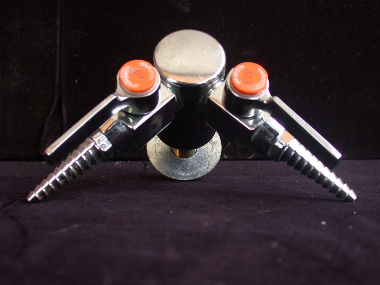 Chicago Water Air DoubleBall Valve Assembly DeckMount LABORATORY FAUCET FreeShip