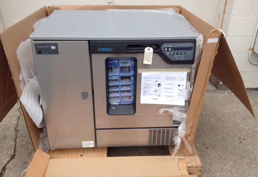 LABCONCO 45400 FLASK SCRUBBER VANTAGE SERIES GLASSWARE WASHER LAB WINDOW & LIGHT