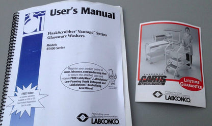 LABCONCO 45400 FLASK SCRUBBER VANTAGE SERIES GLASSWARE WASHER LAB WINDOW & LIGHT