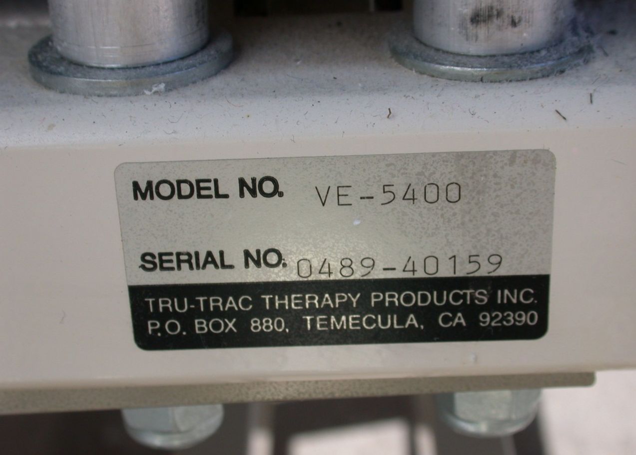 TRU-TRAC THERAPY TREATMENT CHIROPRACTIC MASSAGE EXAM PHYSIOTHERAPY HI LO TABLE