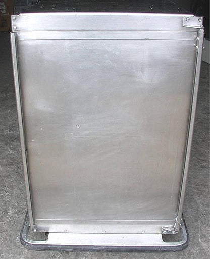 COMMERCIAL STAINLESS STEEL 5 FOOD TRAY CART 27"w x 39"h x 38"d w 5"LOCK CASTERS