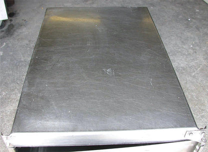 COMMERCIAL STAINLESS STEEL 5 FOOD TRAY CART 27"w x 39"h x 38"d w 5"LOCK CASTERS