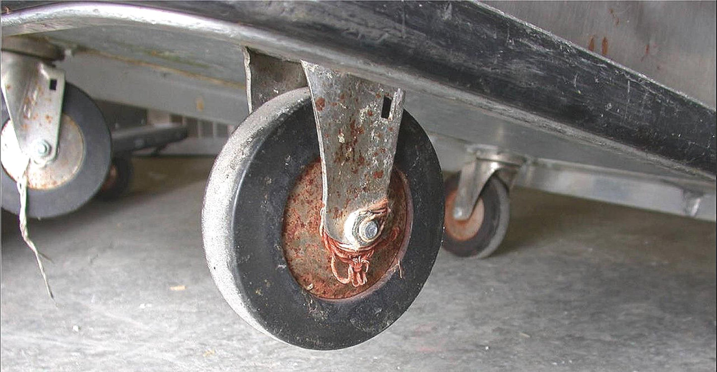 HOSPITAL STAINLESS STEEL 10 TRAY FOOD CART 27"Wx39"Hx37"D LOCK CASTERS FREESHIP