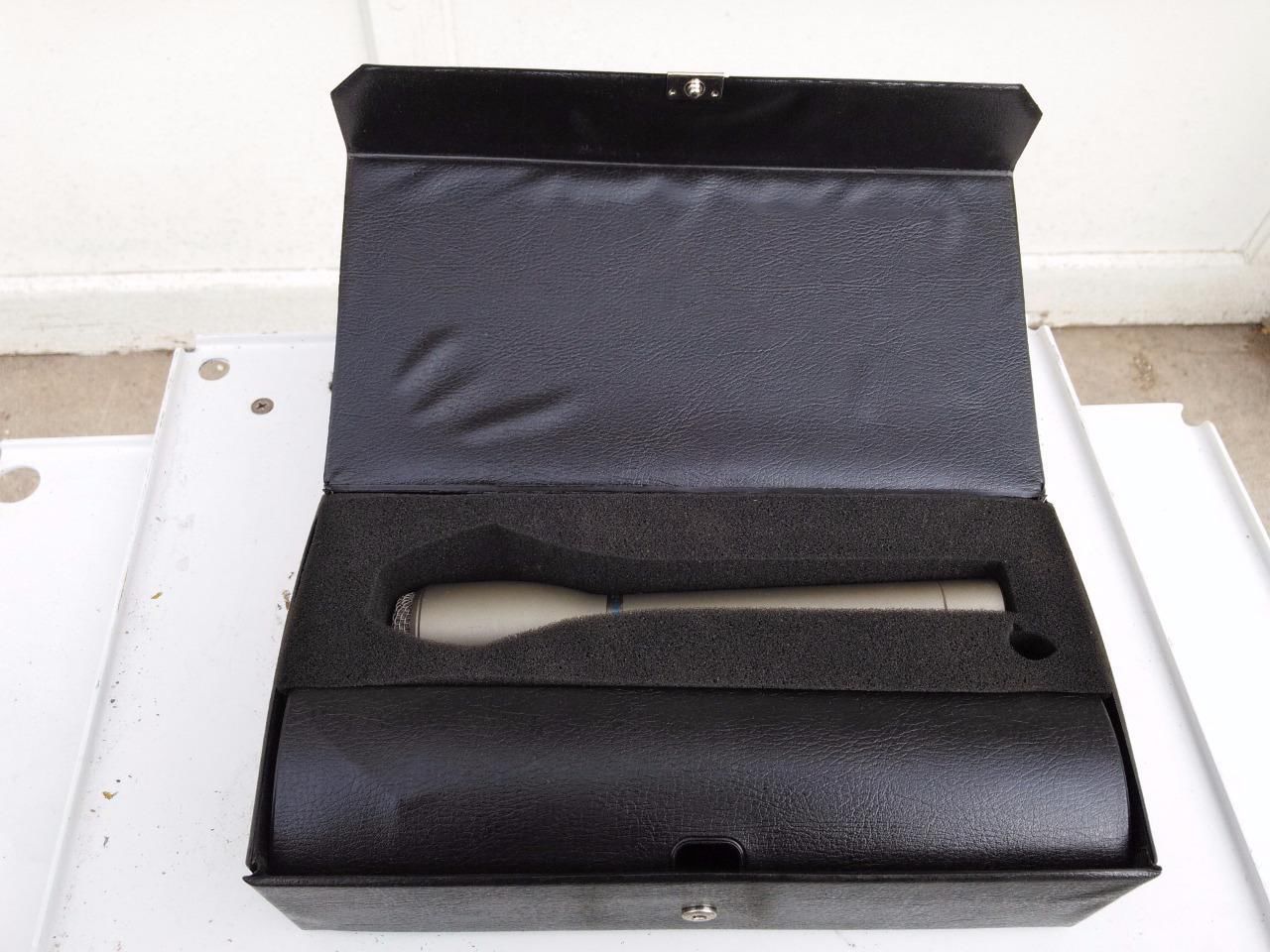 AUDIO TECHNICA AT801 OMNIDIRECTIONAL CONDENSER MICROPHONE w CASE AUDIO-TECHNICA