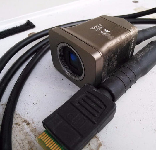 ZEISS AXIOTRON or ELECTRON MICROSCOPE MTI S97670 NTSC DIGITAL VIDEO CAMERA