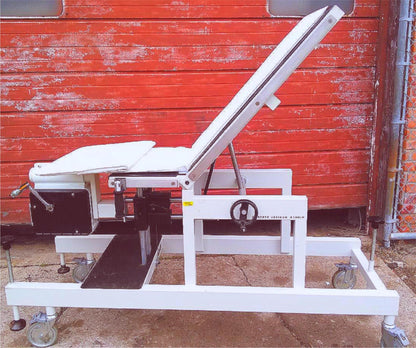 BIODEX MEDICAL MANUAL ADJUSTABLE ECHOCARDIOGRAM X-RAY BARIATRIC TABLE FREE SHIP