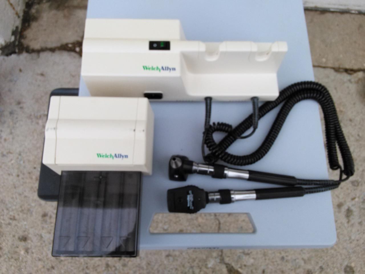 WELCH ALLYN 767 SERIES OPHTHALMOSCOPE TRANSFORMER PNEUMATIC SPECULA DISPENSER