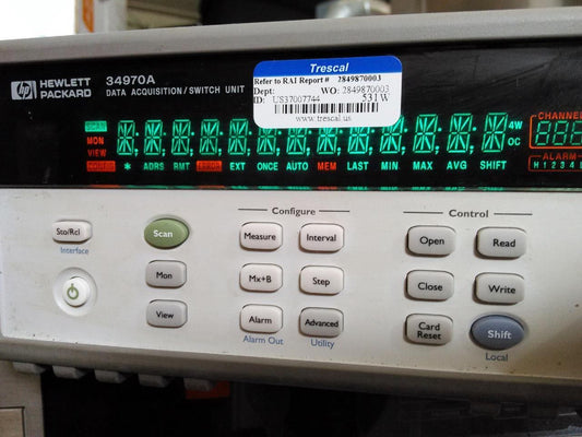 Agilent HP 34970A Data Acquisition Switch Unit